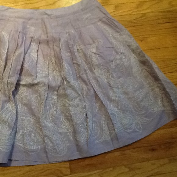 Lavender Embroidered Skirt - Picture 4 of 4